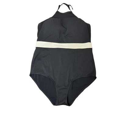 Traje de baño Torrid Vixen texturizado push up halter blanco y negro nuevo con etiquetas 1X Foto 1 de 4