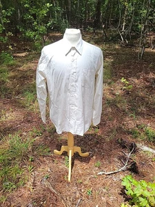 Gitman Bros. langärmliges geknöpftes cremefarbenes Baumwollhemd für Herren 16/35  - Bild 1 von 6