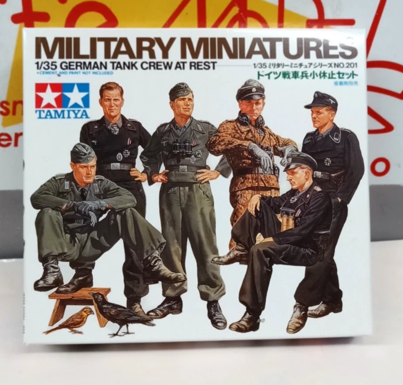 TAMIYA 1/35 - GERMAN TANK CREW AT REST   - art. 35201 - Immagine 1 di 1