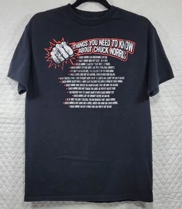 Spencer's Herren Things you need to know about Chuck Norris Grafik-T-Shirt Größe M - Bild 1 von 11