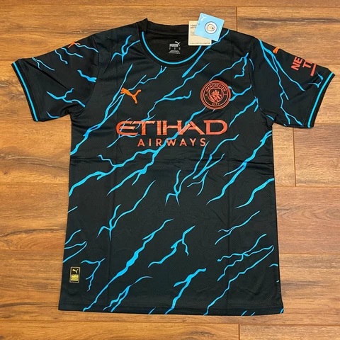 Manchester City Haaland 2024 Third Kit Cover
