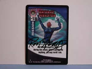 X-Men Trading Card Game CCG Card Blank-Back Test Proof AUTOGRAPHED RON SPEARS!!! - Picture 1 of 2