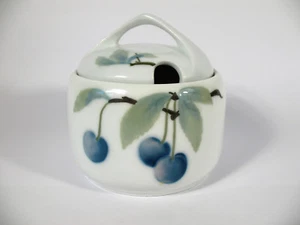 Jugendstil Rosenthal Donatello hängende Kirschen, Pate sur pate , Marmeladentopf - Bild 1 von 6