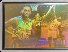 1991 Upper Deck: Dennis Rodman - 3D - Sticker Card - Rare #AW9