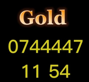 GOLD EASY VIP MEMORABLE MOBILE PHONE NUMBER DIAMOND PLATINUM SIM CARD Vodafone - Zdjęcie 1 z 1