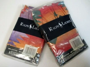 RARE Ralph Lauren CANYON BRIGHT Southwestern Ruffled 2 Standard Shams - Bild 1 von 10
