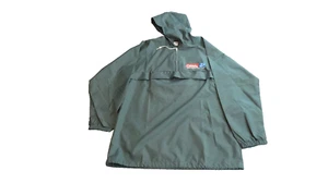Coleman Lightweight Full Zip Hooded Jacket Size Medium Green Pit to Pit 21 in - Picture 1 of 5