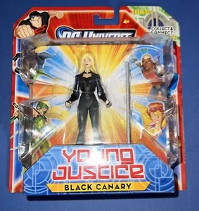 FIGURA DE JUSTICIA JOVEN CANARIO NEGRO UNIVERSO DC + PIEZA SALÓN DE JUSTICIA NUEVO - Imagen 1 de 2