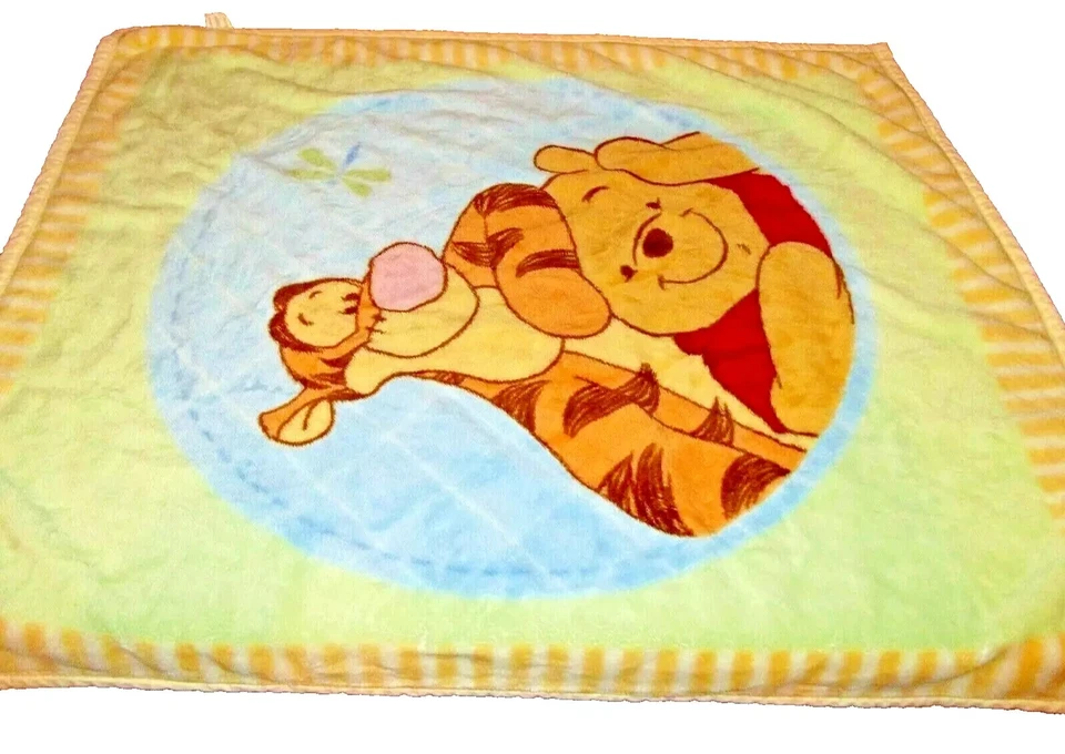 Manta de felpa para bebé 5C 30x45 Kidsline Disney Winnie the Pooh Tigger Minky Foto 1 de 4