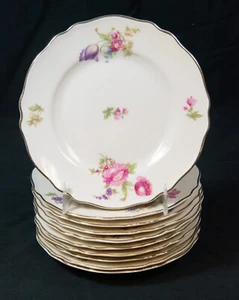 Vintage Krautheim NORINA Pattern China Bread & Butter Plates (SCJ) - Picture 1 of 21