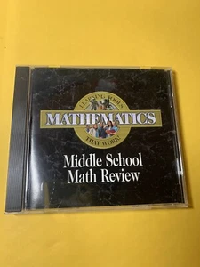 Learning Tools That Work Middle School Math Review (PC 1995) - Pre-Owned - Picture 1 of 4