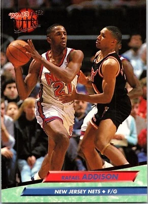  1993 Rafael Addison21 Fleer 312 Basketball Sports Trading Card  - Image 1 of 2