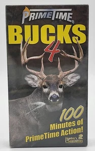 Hunter's Specialties PrimeTime Bucks 4 Deer Hunting VHS - New/Sealed - Imagen 1 de 2