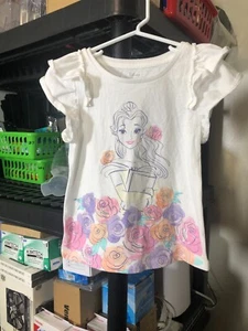 Disney Princess Belle T-Shirt for Girls Size 5T - Picture 1 of 3