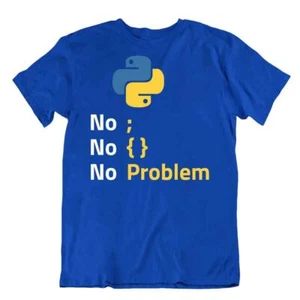 T-shirt programmatore design computer senza problemi codin maglietta divertente - Foto 1 di 8