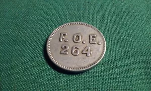 Fraternal Orders Eagle Trade Token F.O.E. 264 for 5 CENTS Made of Aluminum - Picture 1 of 4