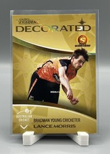 2023 Cricket Traders Luxe - Decorated Parallel 94/147 - Lance Morris - Scorchers