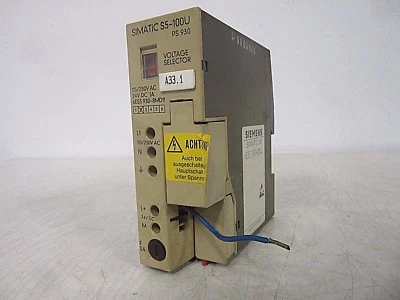 Siemens Simatic S5-100U 6ES5 930-8MD11 -usato- - Immagine 1 di 3