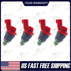 4 inyectores de combustible OEM 16600-53F01 para 1991-1999 Nissan 240SX/Altima - Imagen 1 de 6