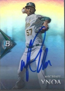 Chicago White Sox MICHAEL YNOA Signed Platinum Card