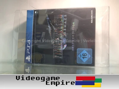 1x Schutzhülle 0,4mm Plastik für Final Fantasy VII Remake Deluxe Edition OVP PS4