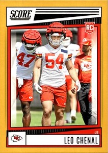2022 Score #354 Leo Chenal Gold