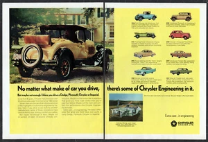 1970 CHRYSLER Vintage Original 2 pages Print AD | Body through the years Canada - Picture 1 of 1