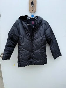 SWISS TECH Unisex Kids Black Fleece Line Puffer Jacket Coat Youth L 10-12 S12 - Picture 1 of 6