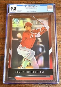 FAME: SHOHEI OHTANI #1 CGC 9.8 COMIC SKAN TOPPS ROOKIE RED FOIL VARIANT LTD 50 - Picture 1 of 2
