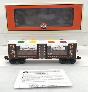 Lionel 6-29647 Christmas Gingerbread Man Lighted Mint Car O Gauge New - Picture 1 of 14