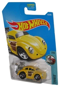 Hot Wheels Tooned 7/10 (2015) Yellow Volkswagen Beetle Toy Car 172/365 - Picture 1 of 1