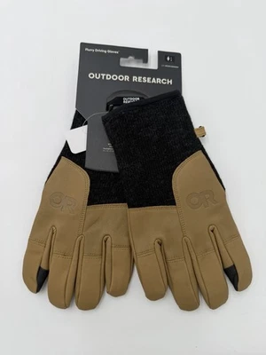 Guante de conducción para mujer Outdoor Research Flurry negro nuevo con etiquetas precio de venta sugerido por el fabricante 55 USD Foto 1 de 3