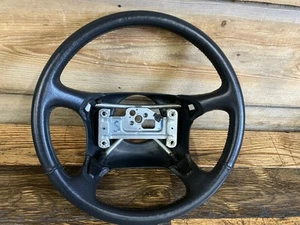 1996-1998 Chevy Silverado Suburban Gmc Sierra S10 Van Leather Steering Wheel Oem - Picture 1 of 7