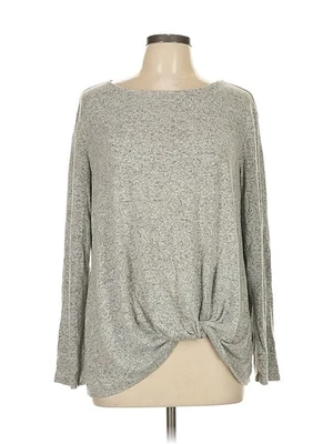 Suéter suéter plateado Gibson para mujer L Foto 1 de 4
