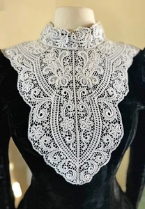 Vintage 80er schwarz Samt und Spitze Kleid Jessica McClintock für Gunnesax Größe 7 - Bild 1 von 8