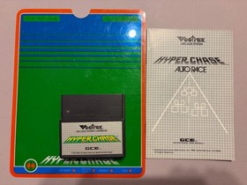 Vectrex Hyperchase Cartridge, Overlay, Sleave & Manual GCE Milton Bradley 1982