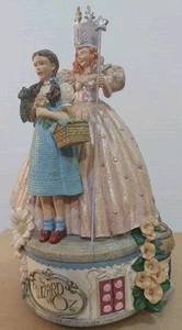 SAN FRANCISCO MUSIC BOX Wizard Of Oz DOROTHY & GLINDA Plays OVER THE RAINBOW - Picture 1 of 12