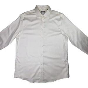 Michael Kors Herren weißes Hemd 16,5" 32/33 MK normale Passform Airsoft Stretch  - Bild 1 von 10