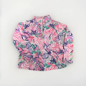 Lily Pulitzer Girls Long Sleeve Popover 1/2 Zip Size M, 6/7 - Picture 1 of 5