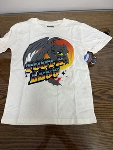 How To Train Your Dragon Shirt kids Toothless Short Sleeve Graphic Tee 7/8 - Picture 1 of 6