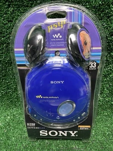 NEU Sony CD Walkman ESPMax D-E350 CD-R/RW (Saphirblau) OEM NOS 2002 VERSIEGELT - Bild 1 von 15