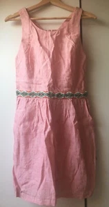 SeeYouSoon Leinen Kleid Rosa Rückenfrei Sommerkleid 2 Schichten S Neu+Geschenk - Bild 1 von 7