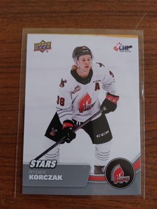 Ryder korczak Stars  2021-22 upper deck chl