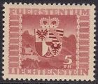 1947 Liechtenstein, n. 227 5f. bruno rosso MNH/**