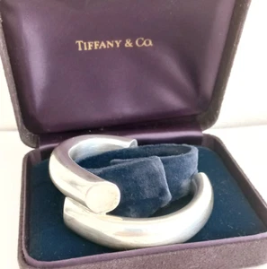 TIFFANY & CO rigid bracelet in sterling silver 925 bracciale originale - Foto 1 di 7