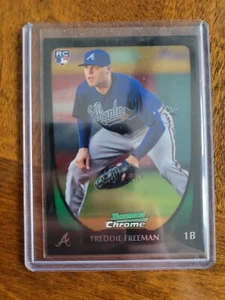 2011 Bowman Chrome Freddie Freeman #185 Rookie RC Atlanta Braves 🔥🔥 - Bild 1 von 2