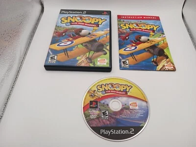 Snoopy Vs The Red Baron (PlayStation PS2, 2006) CIB - Image 1 of 4