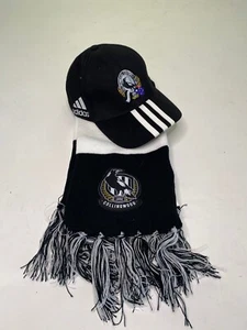 Pies Collingwood Magpies Vintage Football Cap Hat Adidas - Picture 1 of 3