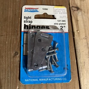 National light strap hinges 2” N127-365 - Picture 1 of 2
