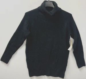 Goodthreads Black Knit Turtleneck Sweater Women's Size Medium - Picture 1 of 12